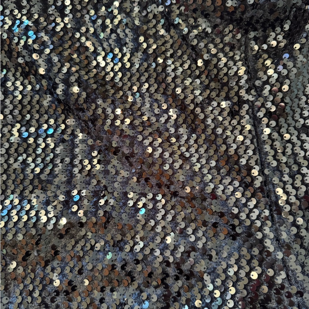Charter Club Black Sequin Women's Pants, elastic waist, size XL - Picture 3 of 5
